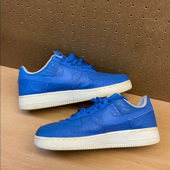 Nike Air Force 1 ‘07 LV8 Star Blue Men’s sz 9.5 - Picture 5 of 12